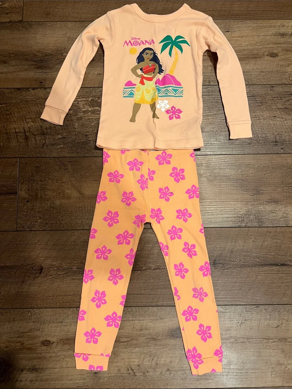 Gap Disney Moana Long Pajamas Set, 4T